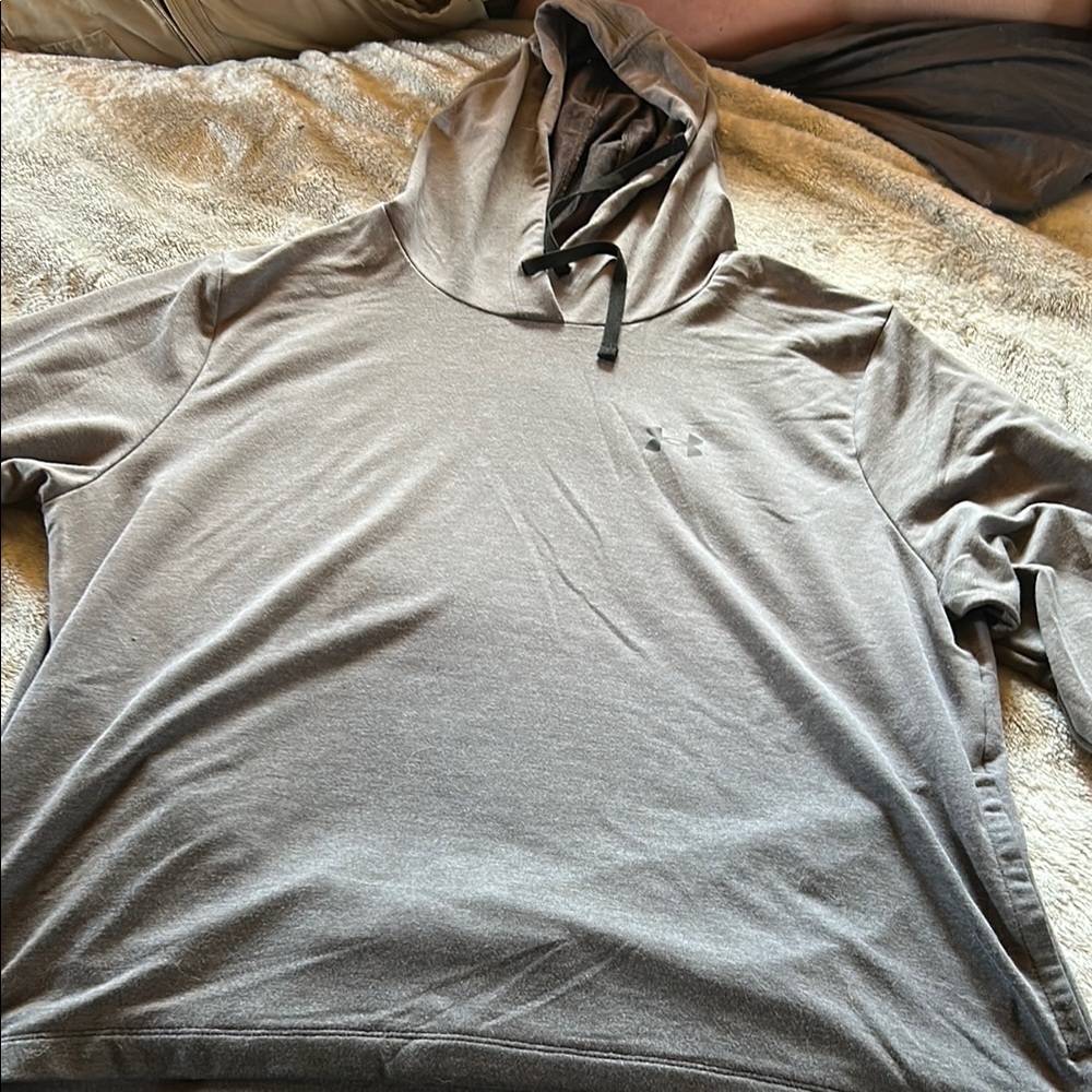 Gray Under Armour Hoodie
